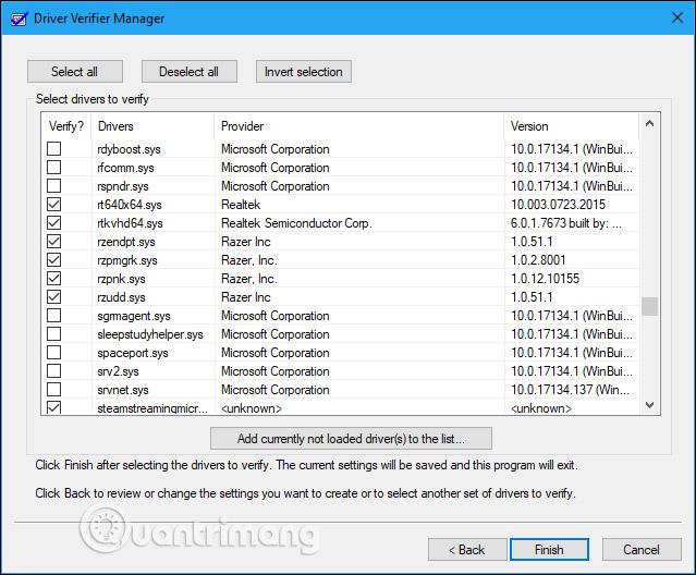 Ulteriori informazioni su Driver Verifier in Windows 10