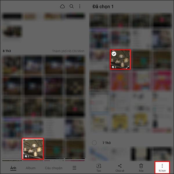 Instructions pour modifier l'emplacement des photos sur les téléphones Samsung