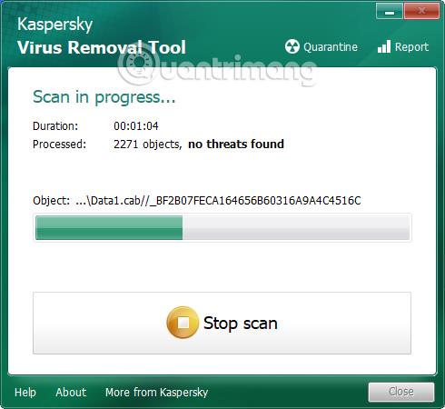 So entfernen Sie Schadprogramme mit dem Kaspersky Virus Removal Tool