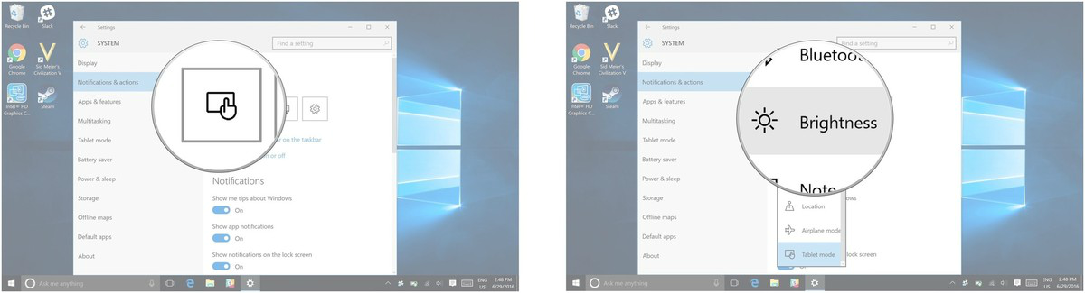 Ecco come personalizzare e disattivare (disattivare) il Centro operativo su Windows 10