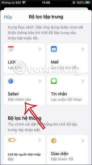 Comment définir les groupes d'onglets Safari pour y accéder en mode iPhone Focus