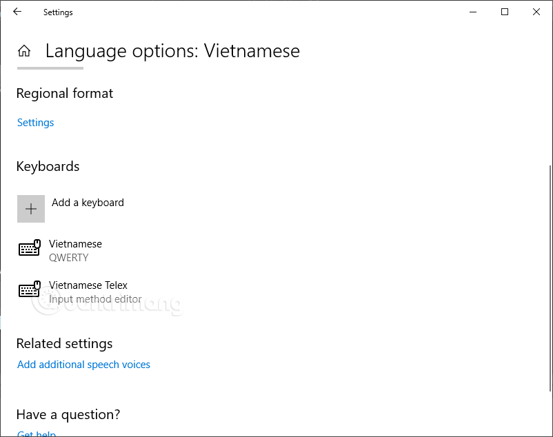 Comment activer la saisie télex vietnamien par défaut dans Windows 10 mai 2019