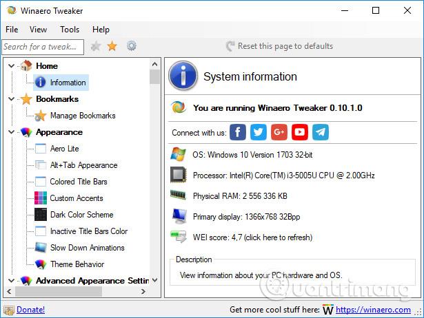 如何使用 Winaero Tweaker 自訂 Windows