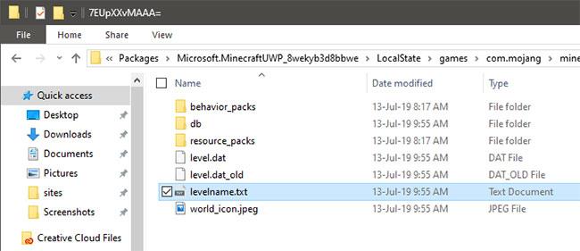 Comment trouver l'emplacement de sauvegarde de Minecraft Windows 10 Edition