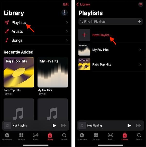 Comment ajouter une pochette pour les listes de lecture Apple Music