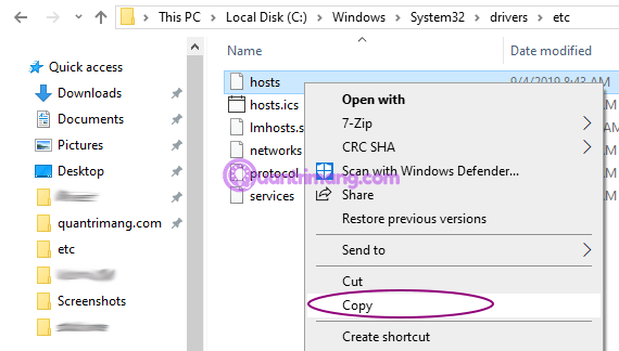 Come modificare il file host su Windows 10