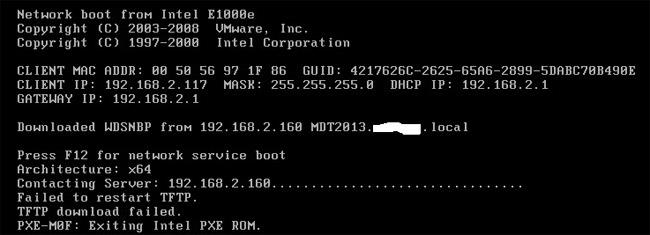 Comment corriger l'erreur PXE-E61 : échec du test du support, vérifier le câble