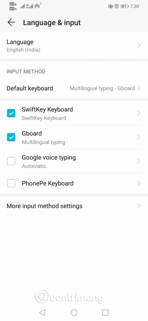 Androidでキーボード履歴を削除する方法