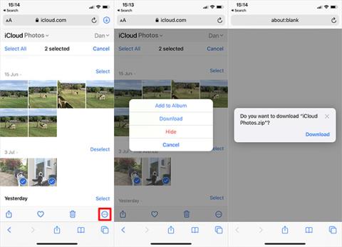 Comment télécharger des photos depuis iCloud