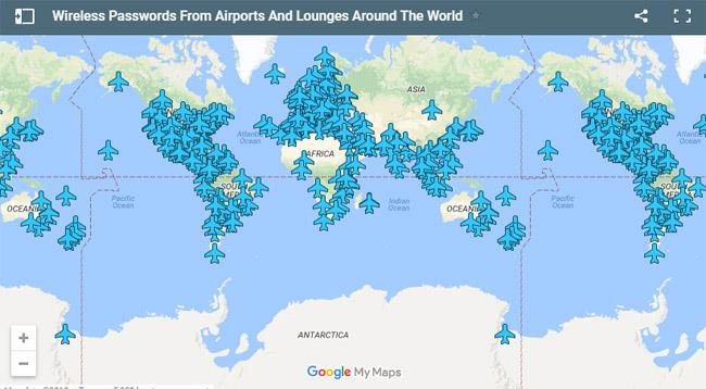 120 mots de passe WiFi gratuits dans les aéroports du monde entier