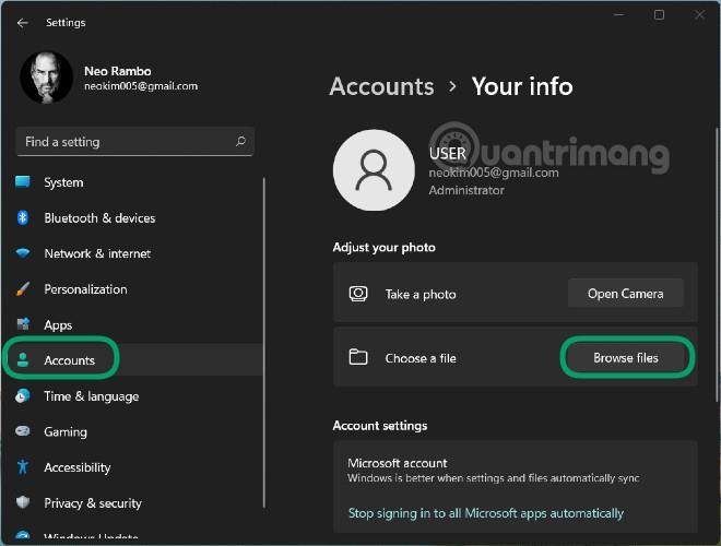 Comment changer la photo du compte Windows 11 en vidéo animée