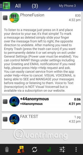 5 meilleures applications de messagerie vocale visuelle pour Android