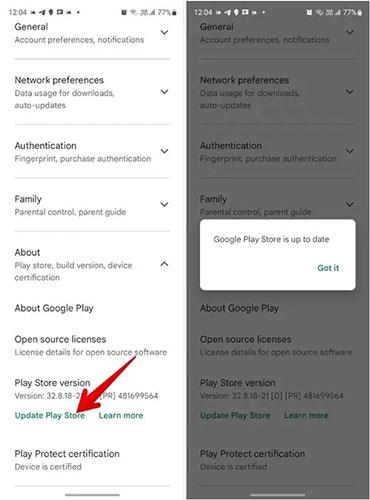 Android で Google Play ストアをアンインストールして再インストールする方法