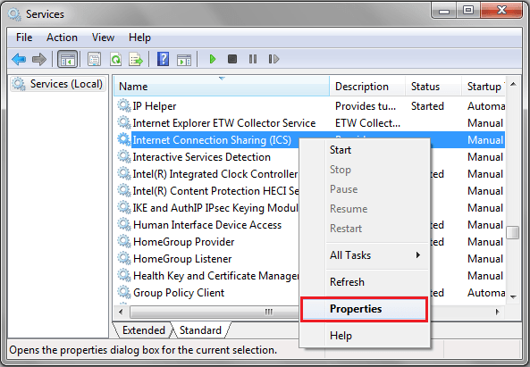 Istruzioni per disattivare la condivisione della connessione Internet su Windows