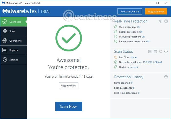 Rimuovi efficacemente i virus con il software Malwarebytes Premium