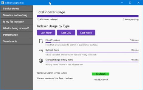 Laden Sie das Indexer-Diagnosetool für Windows 10 herunter