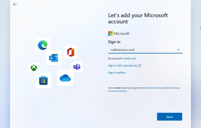 Come installare Windows 11 senza Internet, installa Windows 11 senza account Microsoft