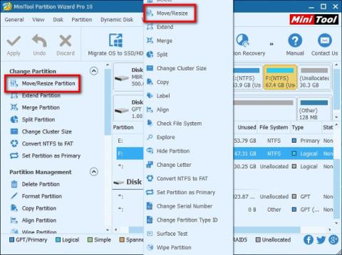 Comment déplacer ou redimensionner la partition du disque dur Windows