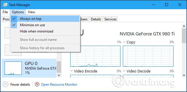 Come monitorare le prestazioni della GPU nel Task Manager di Windows 10