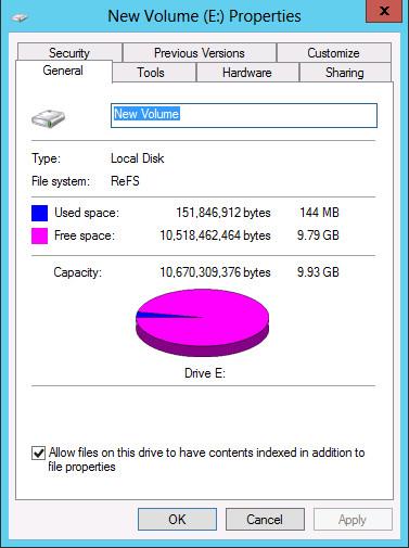 Abilita/disabilita ReFS (Resilient File System) su Windows 10