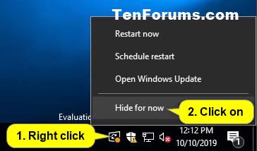 如何在 Windows 10 上開啟/關閉工作列通知區域中的 Windows 更新狀態圖示