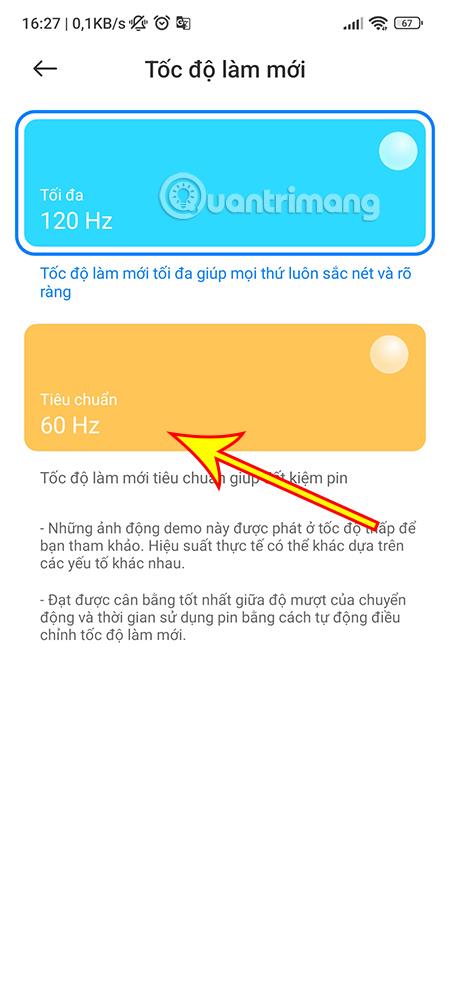 So passen Sie die Scanfrequenz des Xiaomi-Telefonbildschirms an