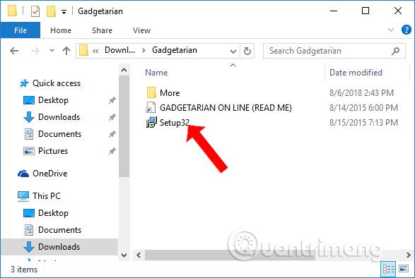 Comment installer des gadgets pour Windows 10 à l'aide de Gadgetarian