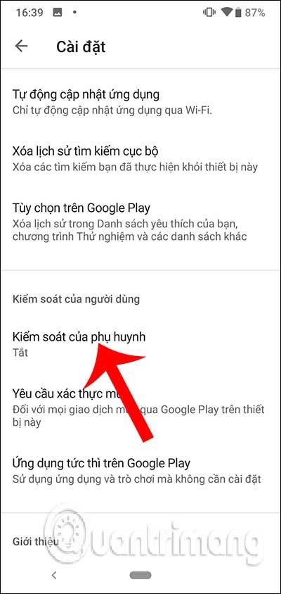 如何在 Google Play 商店上啟用家長監護