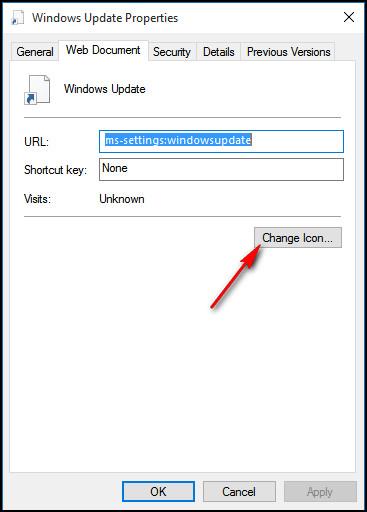 Anweisungen zum Erstellen einer Windows Update-Verknüpfung unter Windows 10