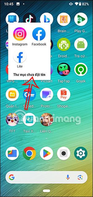 Comment créer des dossiers d'applications sur Android