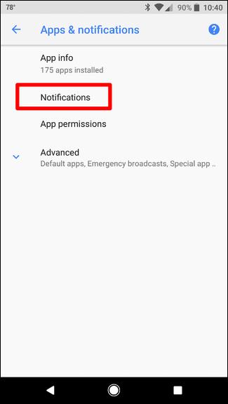 Come disattivare i punti di notifica su Android