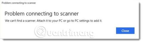 Исправить ошибку «Сканер не работает» в Windows 10
