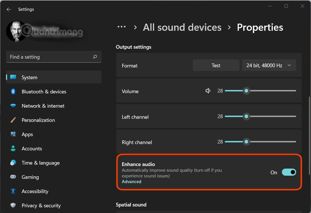 Comment activer Enhance Audio pour améliorer la qualité sonore sous Windows 11