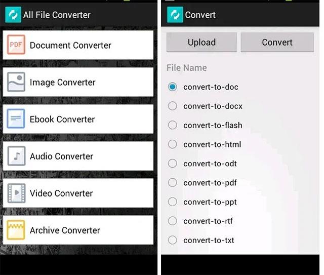 Le migliori applicazioni di conversione file su Android