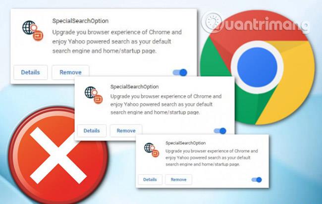 Comment supprimer SpecialSearchOption sur Chrome et d'autres navigateurs