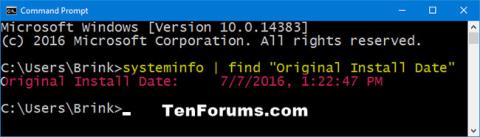 So finden Sie das Datum und die Uhrzeit der Originalinstallation von Windows 10