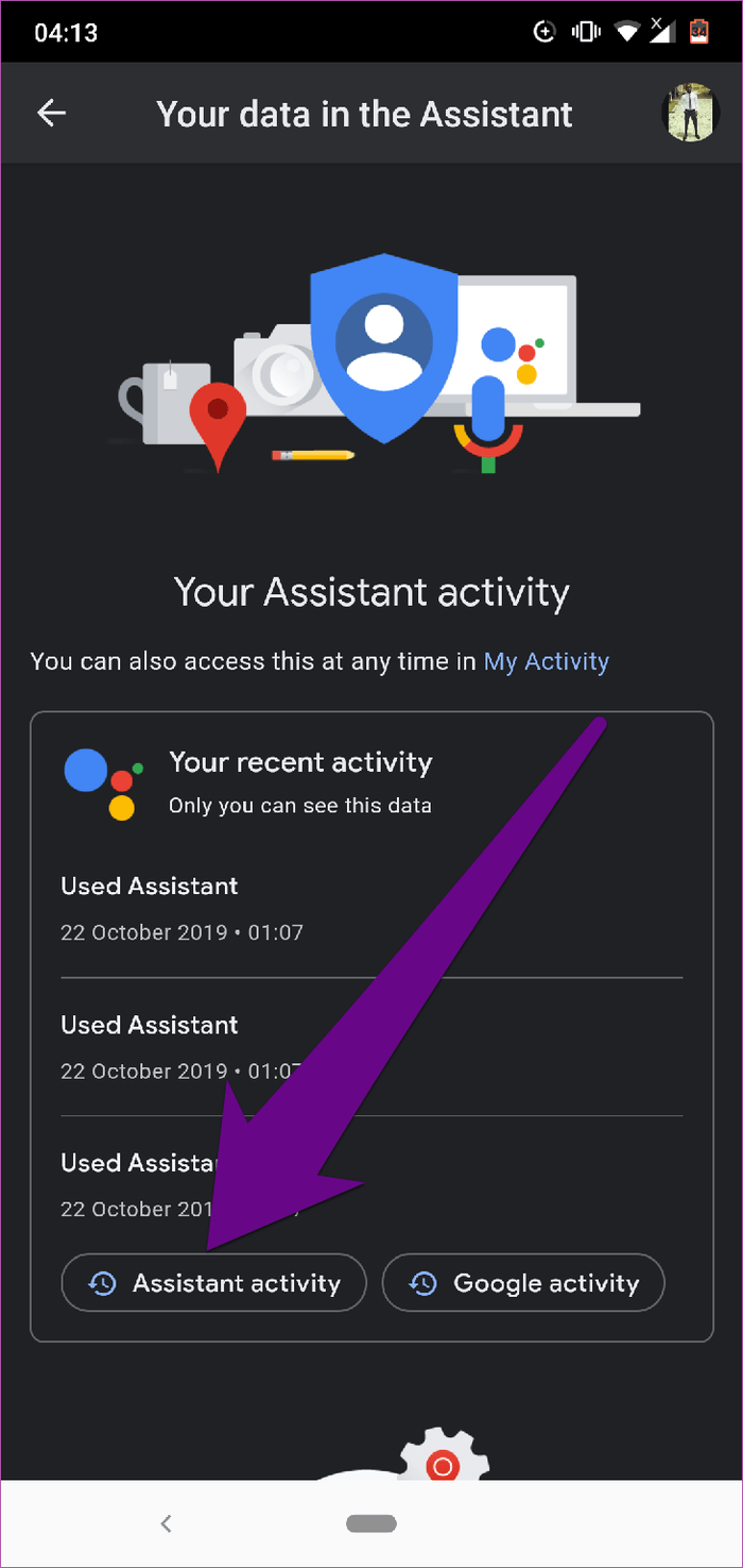 Comment supprimer l'historique de Google Assistant sur Android