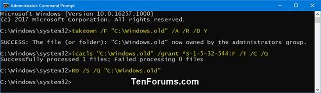 Windows 10 で Windows.old フォルダーを削除するにはどうすればよいですか?