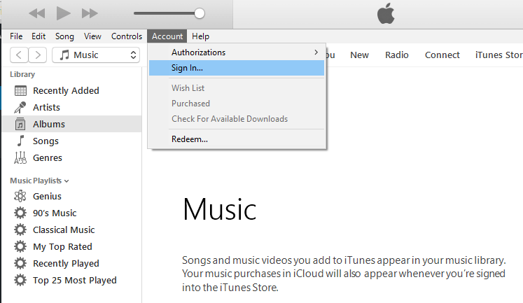 Instructions pour l'installation, la mise à jour et l'utilisation d'iTunes sur Windows 10