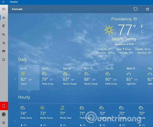 Comment afficher la météo sur un ordinateur Windows 10