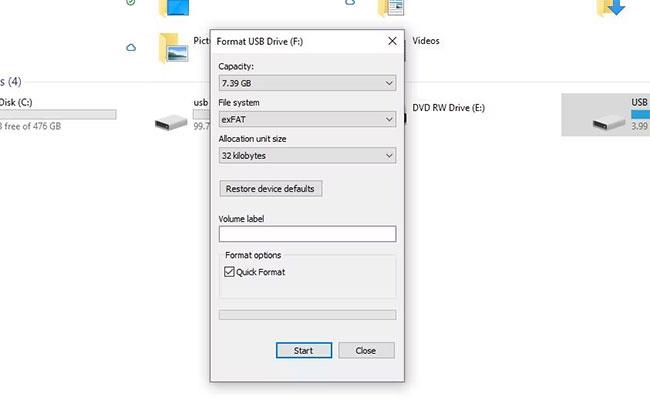 Comment formater la carte SD sous Windows