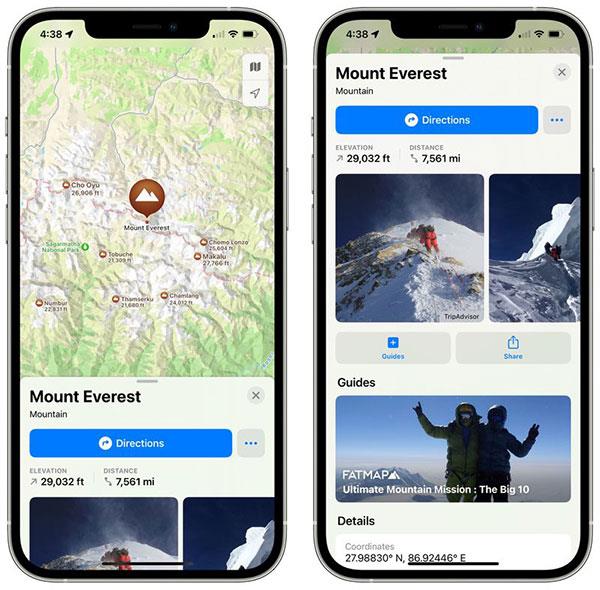 Cose da sapere sull'applicazione Mappe su iOS 15