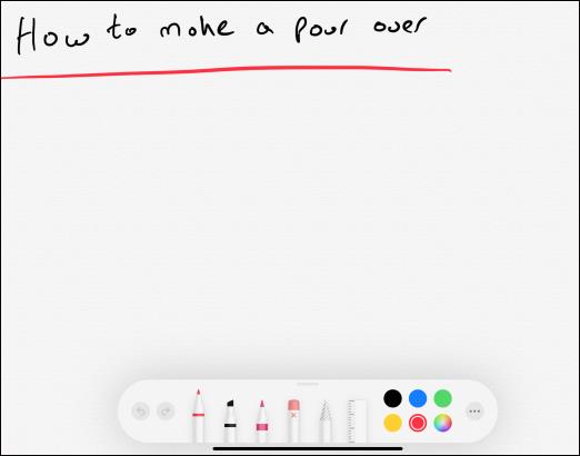 Come scrivere note con Apple Pencil su iPad