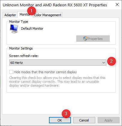 Où trouver le taux de rafraîchissement de Windows 10 ? Comment changer le taux de rafraîchissement de Windows 10 ?