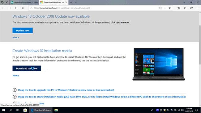 So installieren Sie Windows 10 von der internen Festplattenpartition