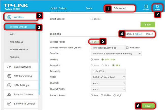 5 passaggi per abilitare il WiFi a 5 GHz sul router TP-Link