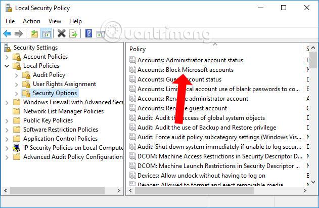 Comment bloquer l'ajout de comptes Microsoft à Windows 10