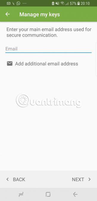 Come inviare e-mail crittografate su Android utilizzando OpenKeychain