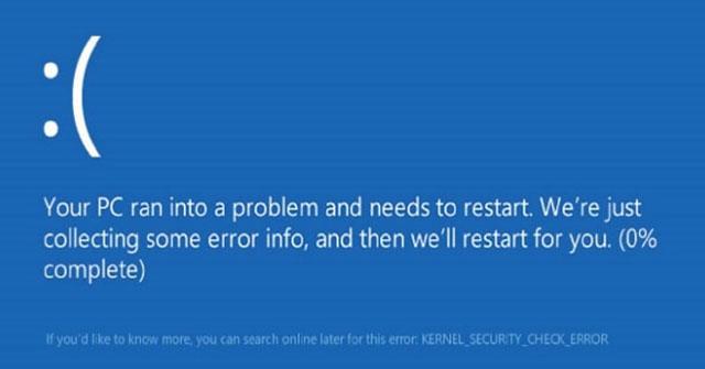 Comment réparer l’erreur KERNEL SECURITY CHECK ERROR dans Windows