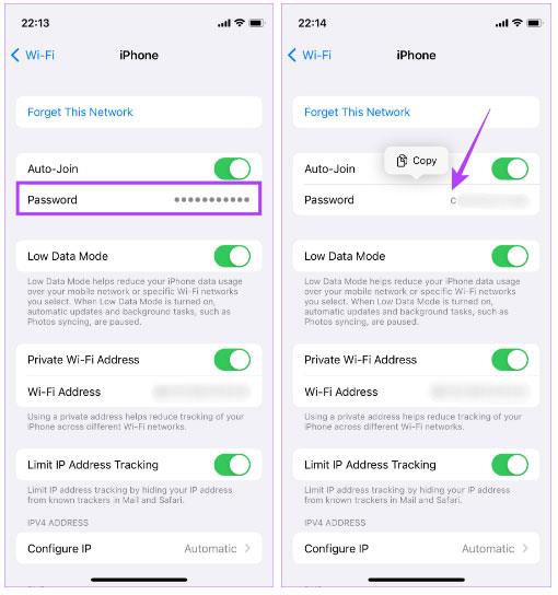 Condividi la password WiFi tra iPhone e Android